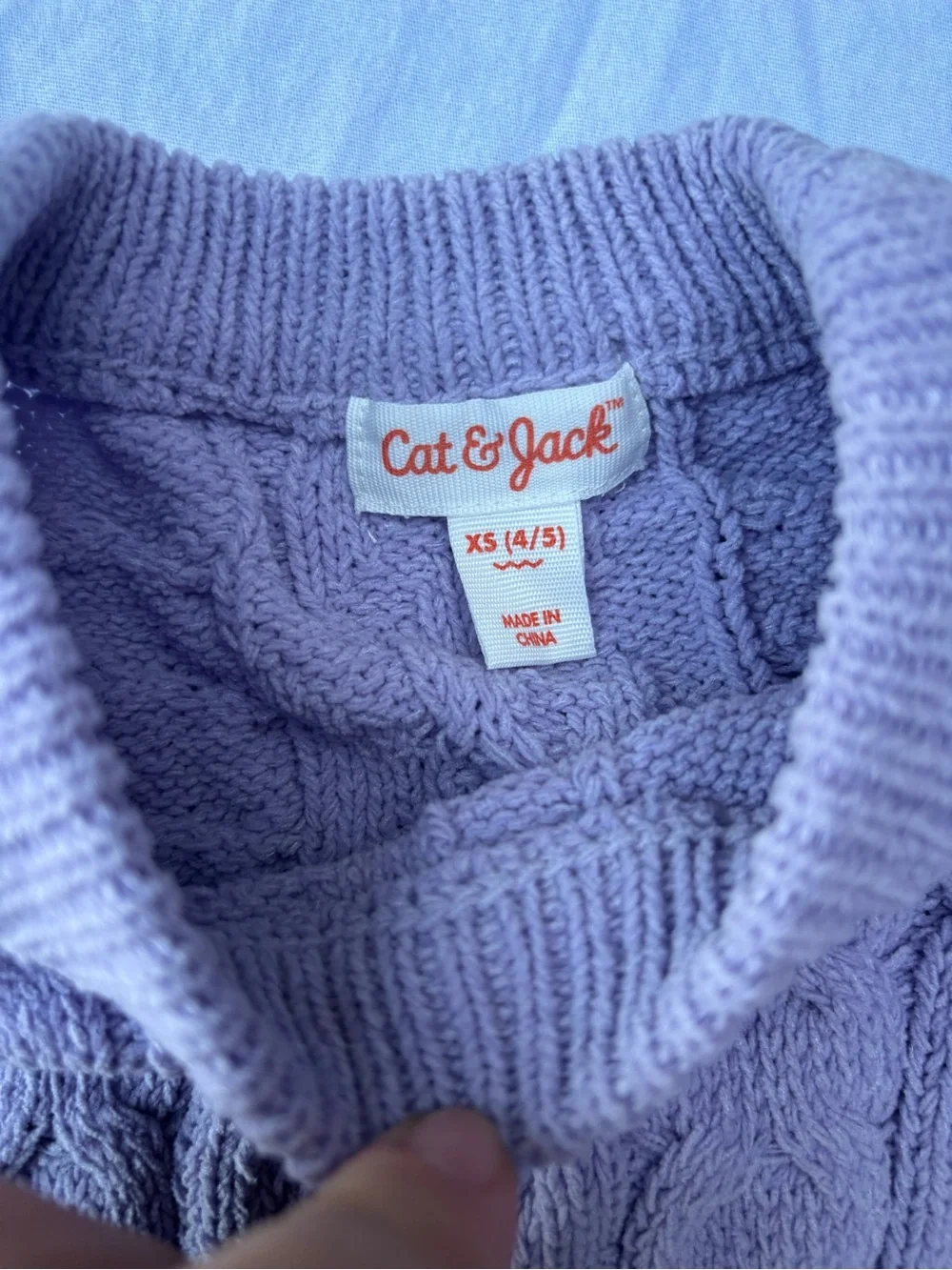 Cat and jack knitted girl shirt